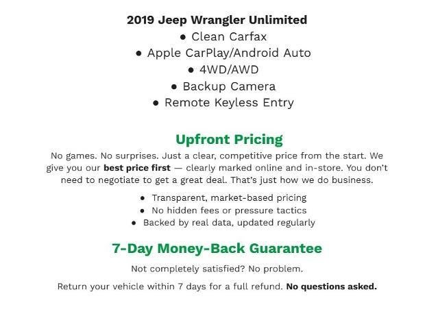 2019 Jeep Wrangler Unlimited Sport S