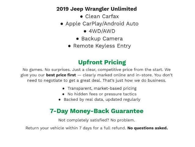 2019 Jeep Wrangler Unlimited Sport S