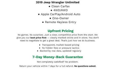 2019 Jeep Wrangler Unlimited Rubicon 4x4