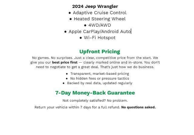 2024 Jeep Wrangler 4-Door Sahara 4x4