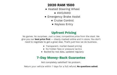 2020 RAM 1500 Big Horn Crew Cab 4x4 5'7" Box