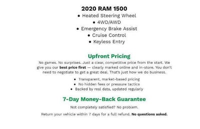 2020 RAM 1500 Big Horn Crew Cab 4x4 5'7" Box