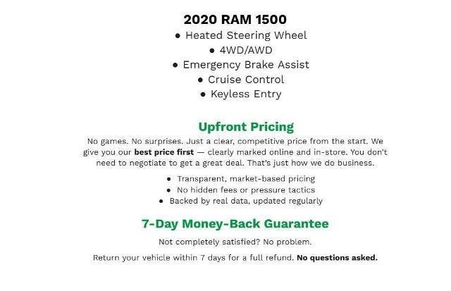 2020 RAM 1500 Big Horn Crew Cab 4x4 5'7" Box