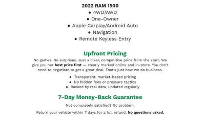 2022 RAM 1500 Big Horn Crew Cab 4x4 5'7" Box