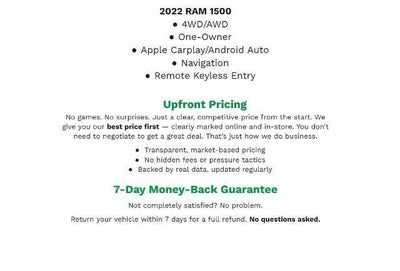 2022 RAM 1500 Big Horn Crew Cab 4x4 5'7" Box