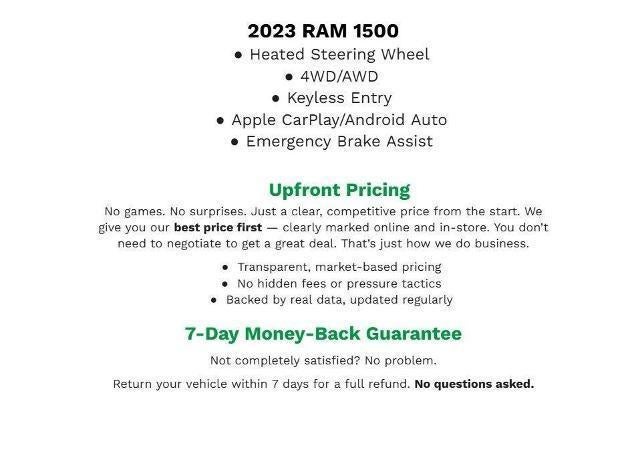2023 RAM 1500 Laramie Crew Cab 4x4 5'7" Box