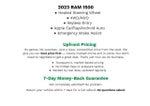 2023 RAM 1500 Laramie Crew Cab 4x4 5'7" Box