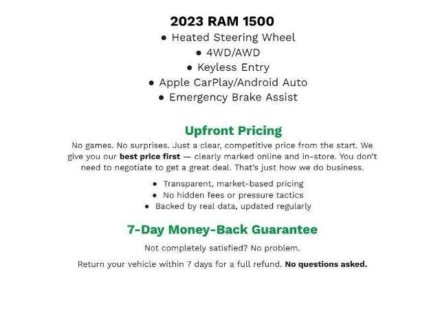 2023 RAM 1500 Laramie Crew Cab 4x4 5'7" Box
