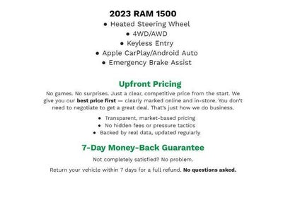 2023 RAM 1500 Laramie Crew Cab 4x4 5'7" Box