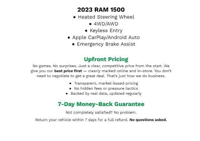 2023 RAM 1500 Laramie Crew Cab 4x4 5'7" Box
