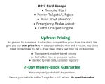 2017 Ford Escape SE