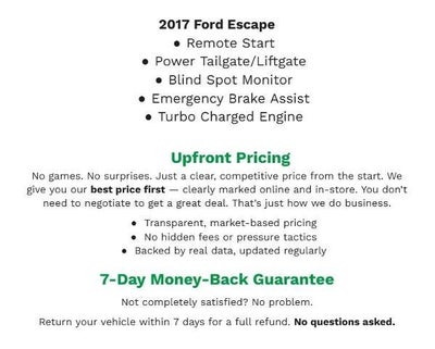 2017 Ford Escape SE