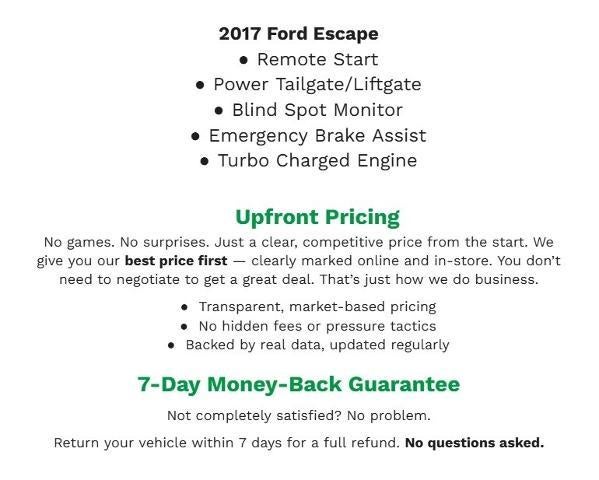 2017 Ford Escape SE