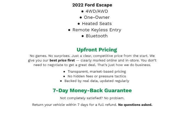 2022 Ford Escape SE