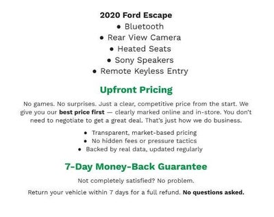 2020 Ford Escape SE