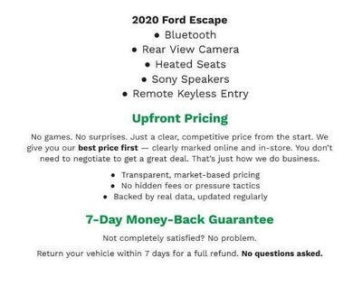 2020 Ford Escape SE
