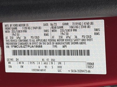 2023 Ford Escape Platinum