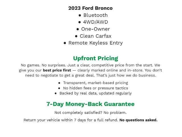 2023 Ford Bronco Base