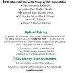 2023 Chevrolet Corvette Stingray 2LT