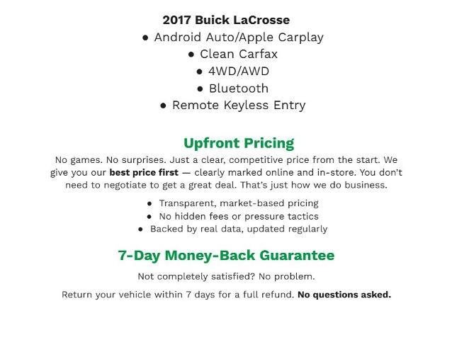 2017 Buick LaCrosse Premium