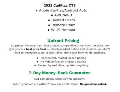 2022 Cadillac CT5 Sport