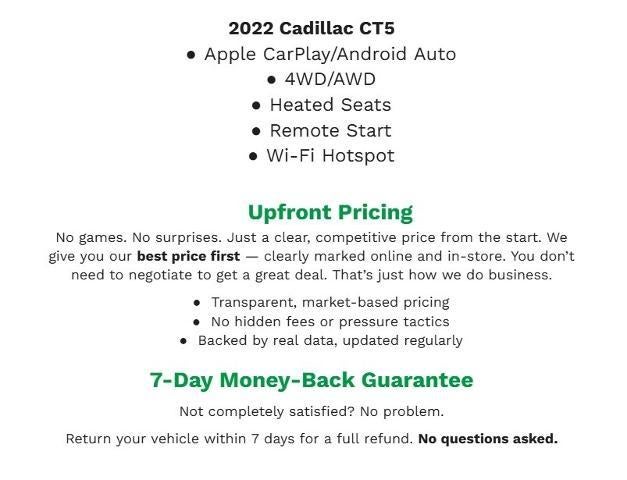 2022 Cadillac CT5 Sport