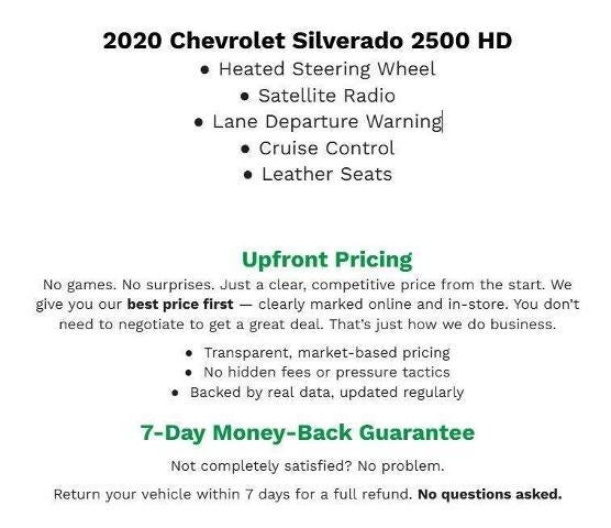 2020 Chevrolet Silverado 2500 HD High Country