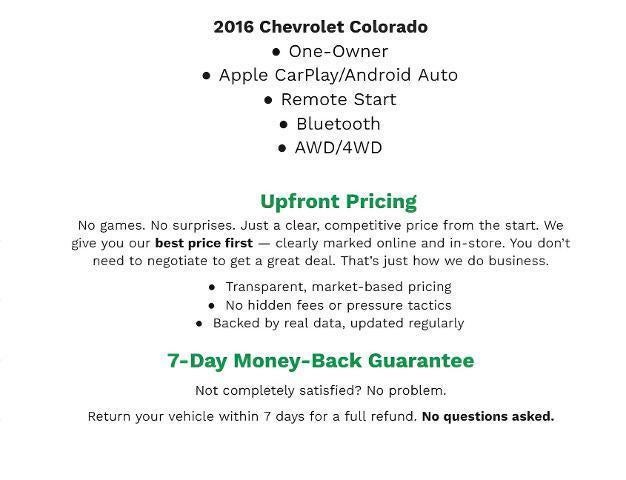 2016 Chevrolet Colorado 4WD LT
