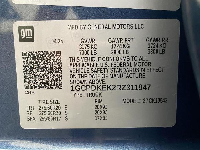 2024 Chevrolet Silverado 1500 LT (2FL)