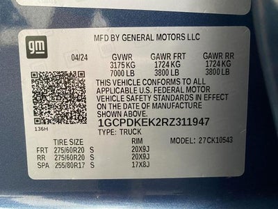 2024 Chevrolet Silverado 1500 LT (2FL)