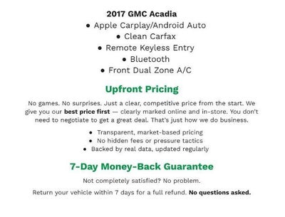 2017 GMC Acadia SLE