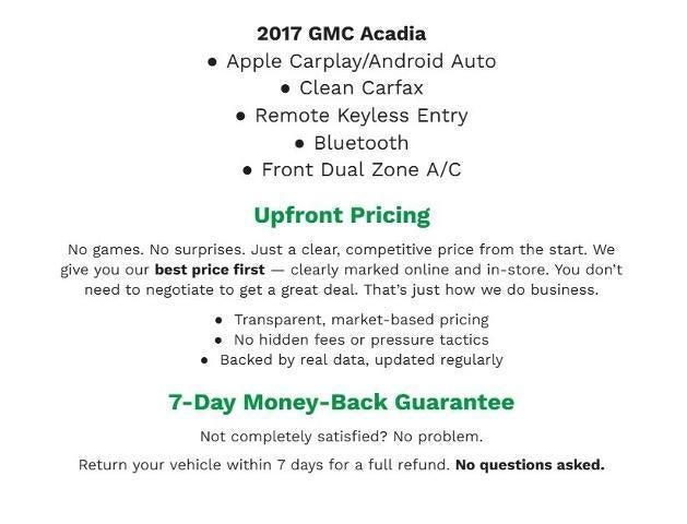 2017 GMC Acadia SLE