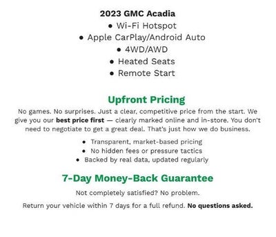 2023 GMC Acadia SLE