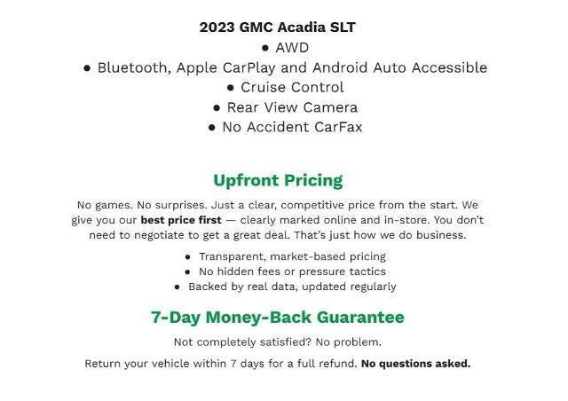 2023 GMC Acadia SLT