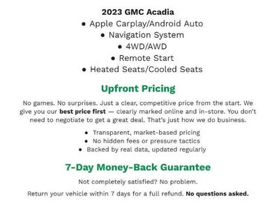 2023 GMC Acadia Denali