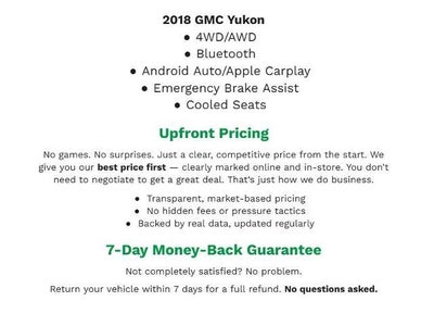 2018 GMC Yukon Denali