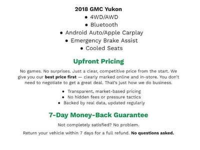 2018 GMC Yukon Denali