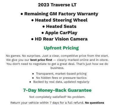 2023 Chevrolet Traverse LT Cloth