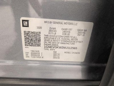 2021 Chevrolet Traverse LT Cloth