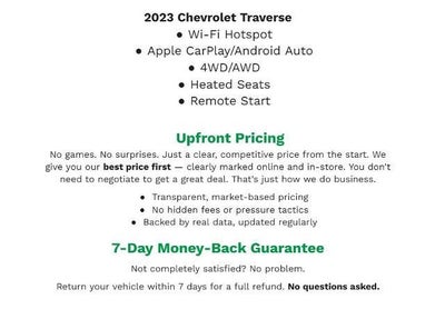 2023 Chevrolet Traverse LT Cloth