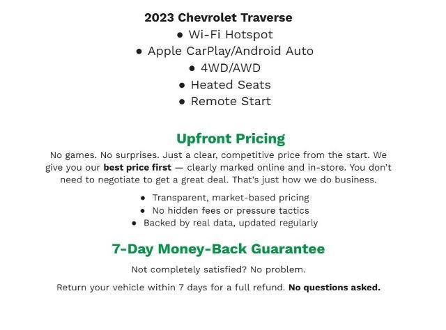 2023 Chevrolet Traverse LT Cloth
