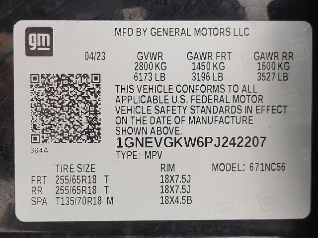 2023 Chevrolet Traverse LT Cloth