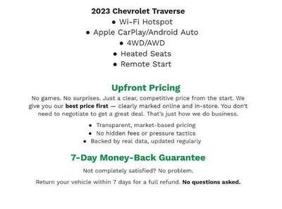 2023 Chevrolet Traverse LT Cloth