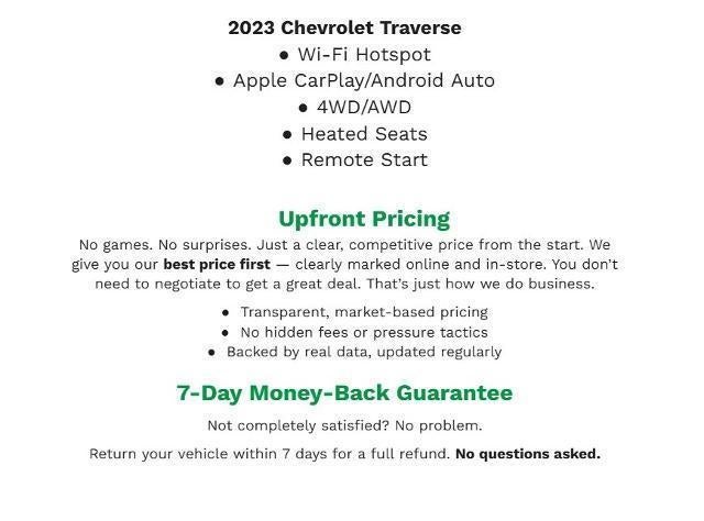 2023 Chevrolet Traverse LT Cloth