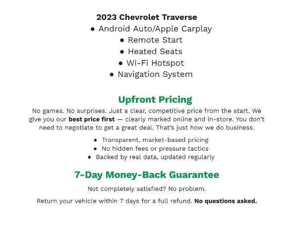 2023 Chevrolet Traverse LT Cloth