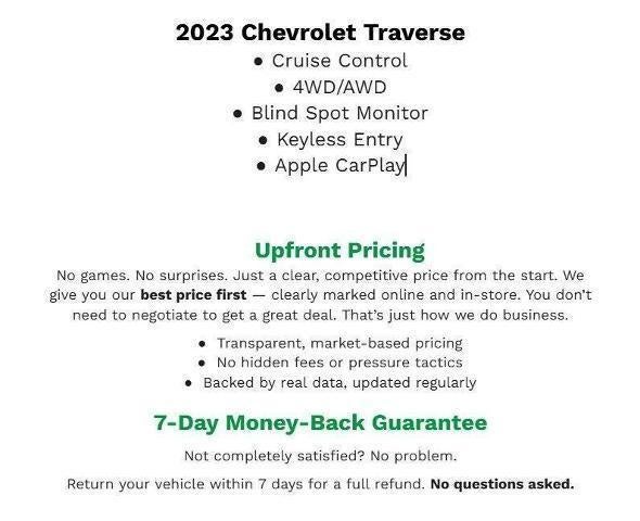 2023 Chevrolet Traverse LT Cloth