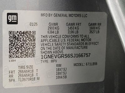 2025 Chevrolet Traverse LT