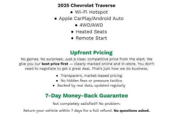 2025 Chevrolet Traverse LT