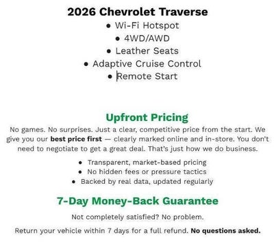 2026 Chevrolet Traverse Z71