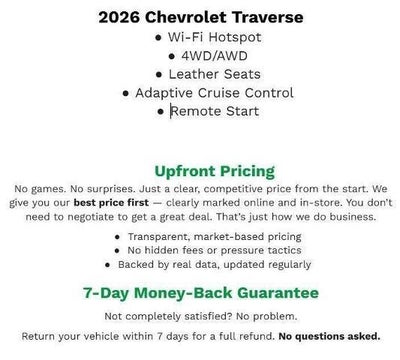 2026 Chevrolet Traverse Z71